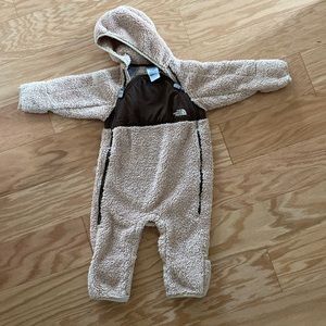 North face Teddy/sherpa one-piece . VGUC